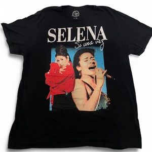 Black Selena Graphic T-Shirt